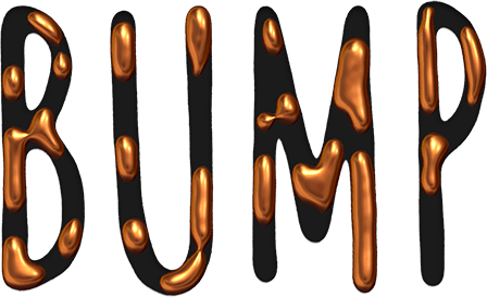 Text bump effect